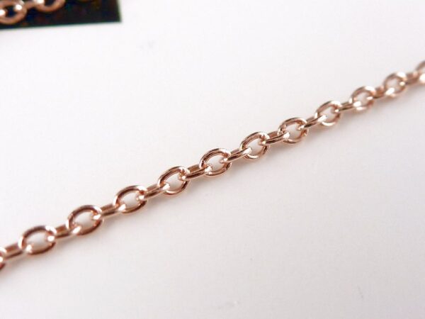 Kette 925 Sterling Silber Rosegold – Bild 2