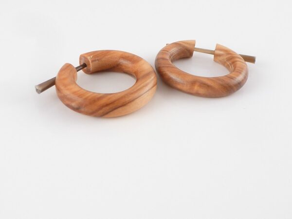 Creolen Holz hell Ø 21 mm