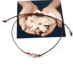 Armband 925 Silber Herz Rosegold