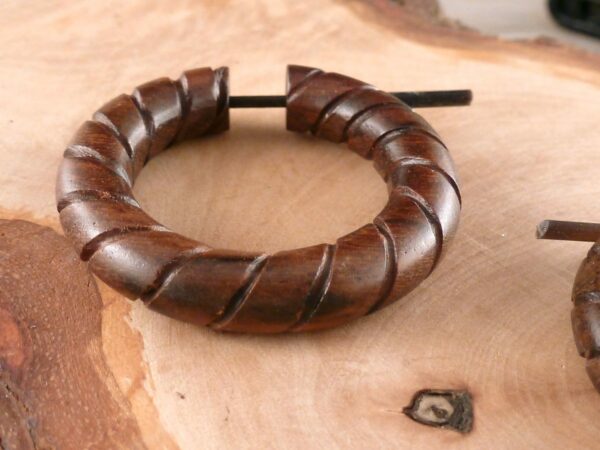 Creolen Holz – Bild 2
