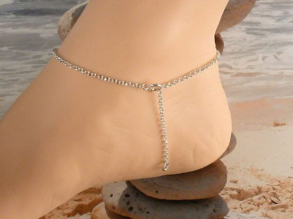 Fußkette 925 Silber – Bild 8