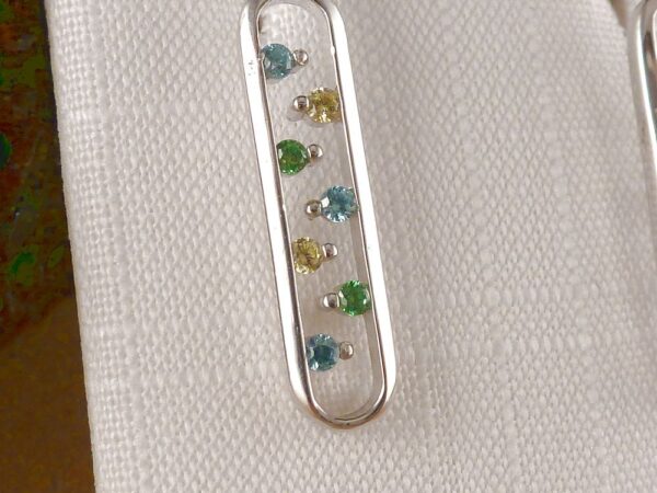 Ohrhänger Ohrpendel 925 Silber mit Zirkonia – Bild 4