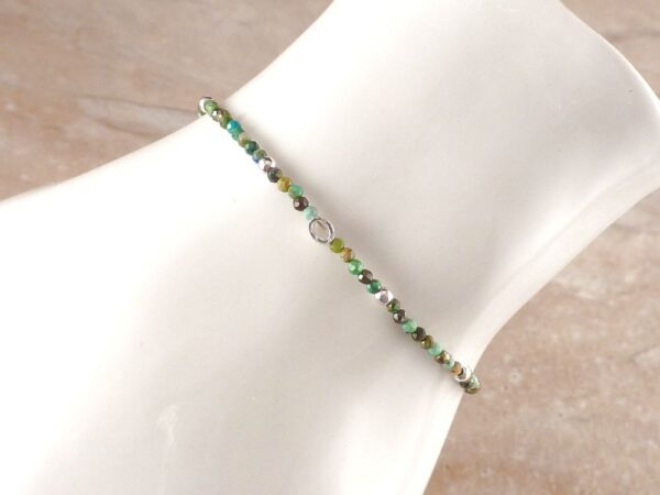 Armband 925 Silber mit Edelstein Türkis