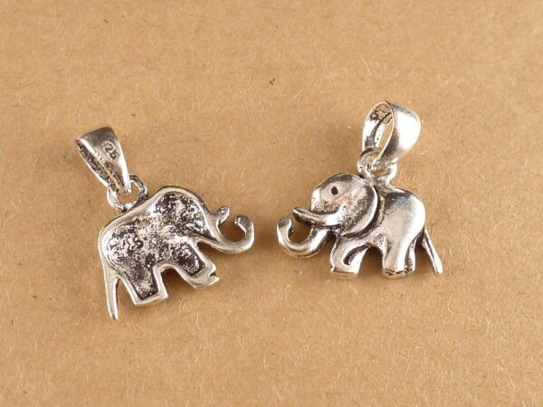 Anhänger 925 Silber Elefant – Bild 3