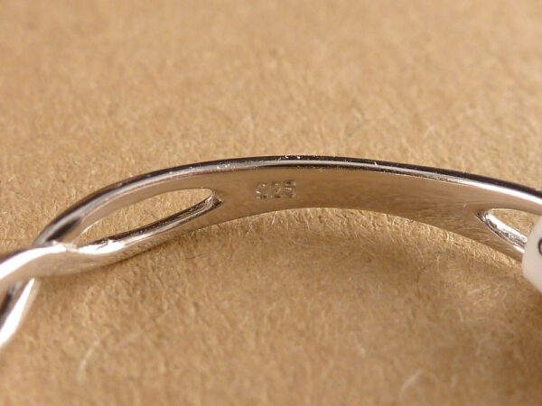 Ring 925 Silber geflochten – Bild 2