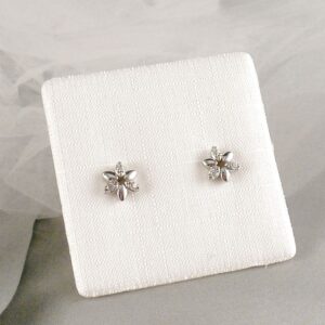 Ohrstecker 925 Silber Blume