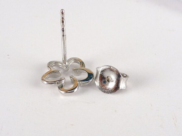 Ohrstecker 925 Silber Blumen – Bild 2