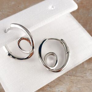 Creolen 925 Silber Spirale