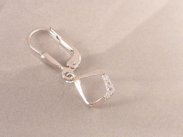 Ohrringe 925 Silber mit Zirkonia – Bild 6