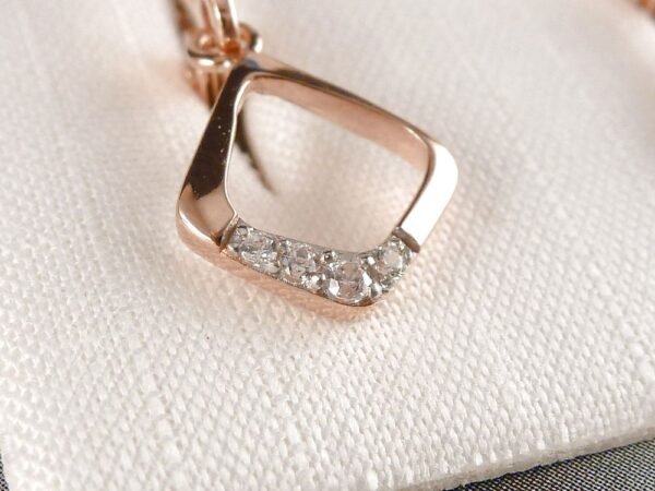 Ohrringe 925 Silber mit Zirkonia – Bild 4