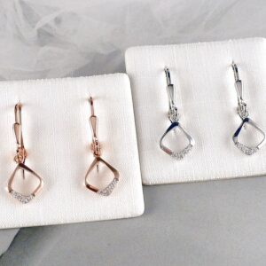 Ohrringe 925 Silber mit Zirkonia