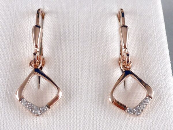 Ohrringe 925 Silber mit Zirkonia – Bild 3