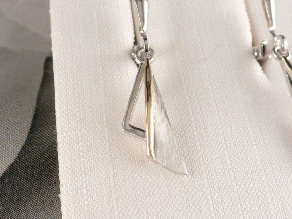 Ohrringe 925 Silber vergoldet – Bild 7