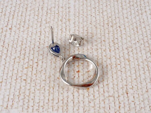 Ohrstecker 925 Silber mit Zirkonia – Bild 2