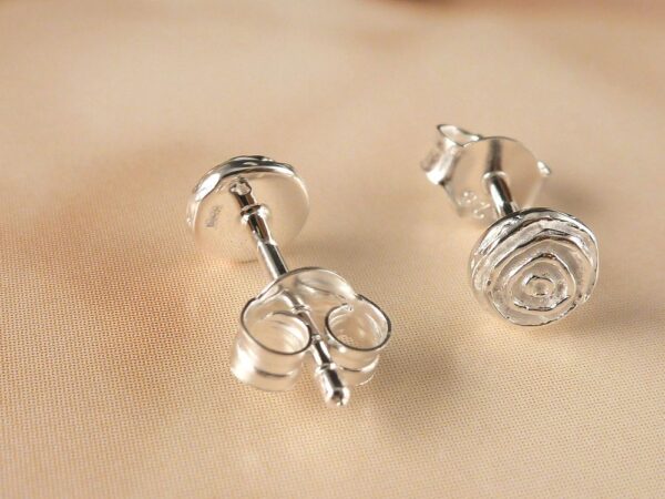 Ohrstecker 925 Sterling Silber Rosen – Bild 3