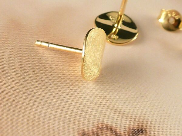 Ohrstecker 925 Silber vergoldet Keis – Bild 2