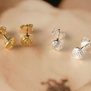 Ohrstecker 925 Sterling Silber Rosen
