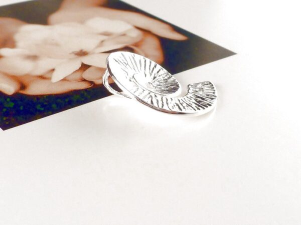 Anhänger 925 Sterling Silber Muschel Schnecke Spirale – Bild 3