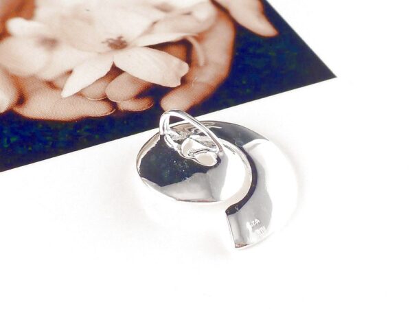 Anhänger 925 Sterling Silber Muschel Schnecke Spirale – Bild 2