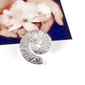 Anhänger 925 Sterling Silber Muschel Schnecke Spirale