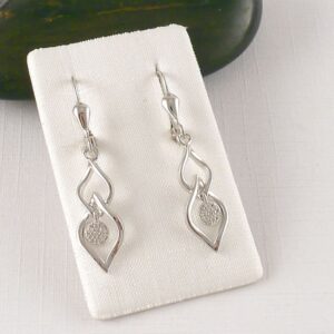 Ohrhänger 925 Silber mit Zirkonia