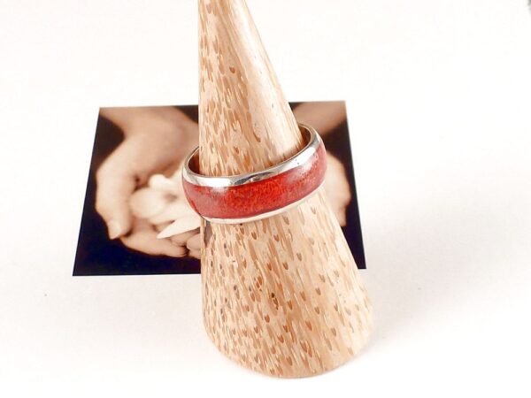 Ring 925 Sterling Silber Schaumkoralle