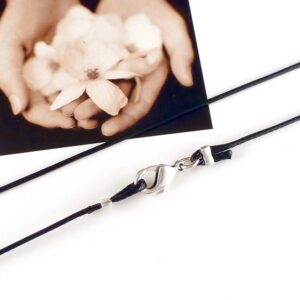 Stoffband Kette 1 mm mit Verschluss