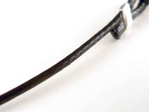 Stoffband Kette 1 mm mit Verschluss – Bild 2