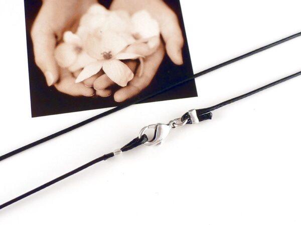 Stoffband Kette 1 mm mit Verschluss