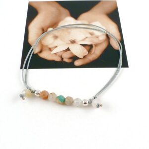 Armband mit Amazonit Perlen