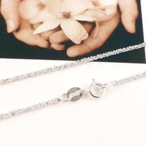 Kette 925 Sterling Silber 1,5 mm Criss Cross