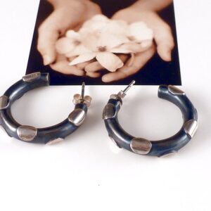 Creolen 925 Silber Handarbeit