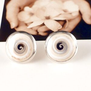 Ohrstecker 925 Silber Muschel