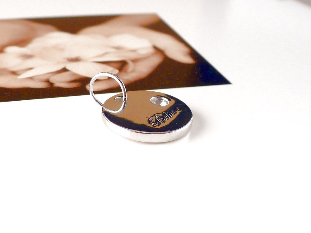 Anhänger 925 Silber Believe mit Zirkonia – Bild 2