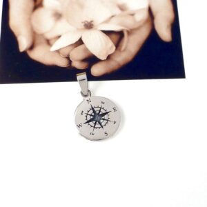 Anhänger 925 Silber Kompass