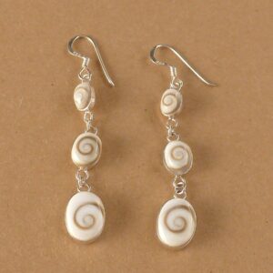 Ohrringe 925 Sterling Silber Shiva Auge