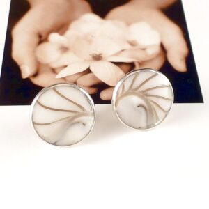 Ohrstecker 925 Silber Perlmutt