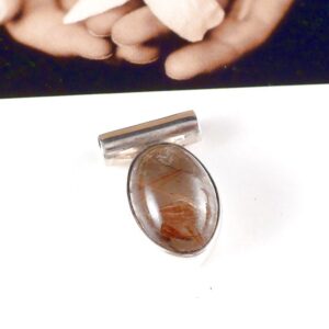 Anhänger 925 Silber Rutilquarz