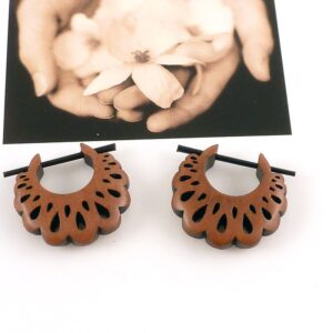 Ohrringe Holz Creolen