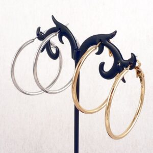 Creolen Ohrringe Edelstahl vergoldet