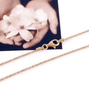 Kette 925 Sterling Silber vergoldet Criss Cross