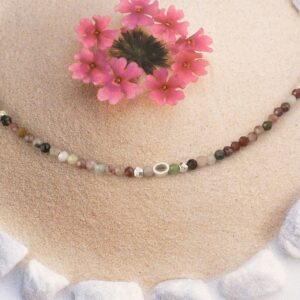 Halskette mit Edelstein Turmalin Collier
