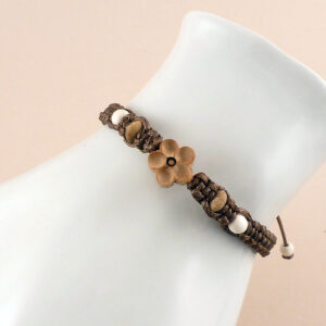 Armband Pfirsichblüte Holz