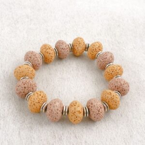 Armband Lava Stein farbig