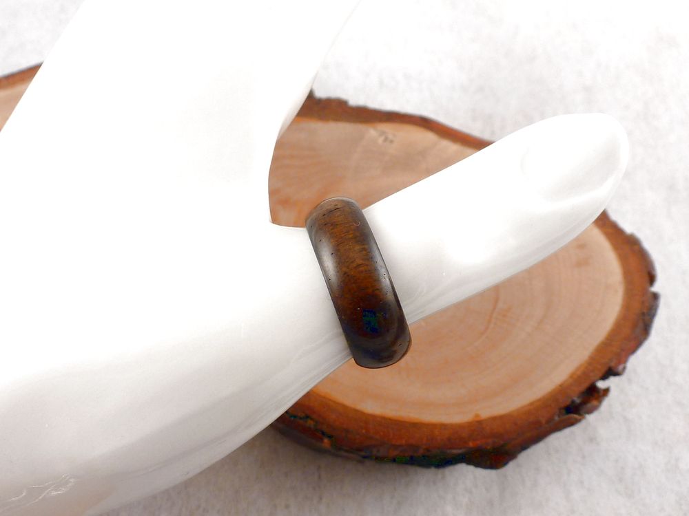 Ring aus Knochen patiniert Gr. 62 - 64 – Bild 5