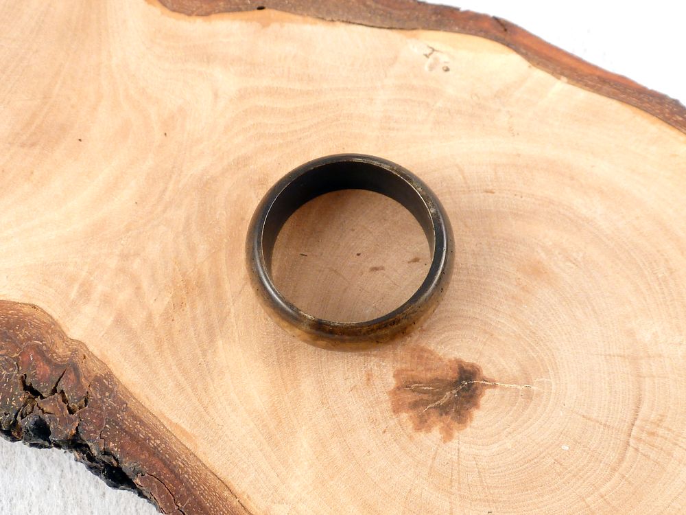 Ring aus Knochen patiniert Gr. 62 - 64 – Bild 3