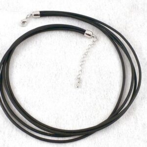 Halskette Collier aus Leder mehrreihig