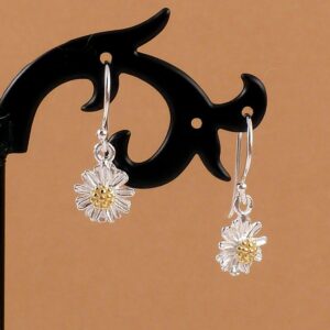 Ohrringe 925 Silber Gänseblümchen