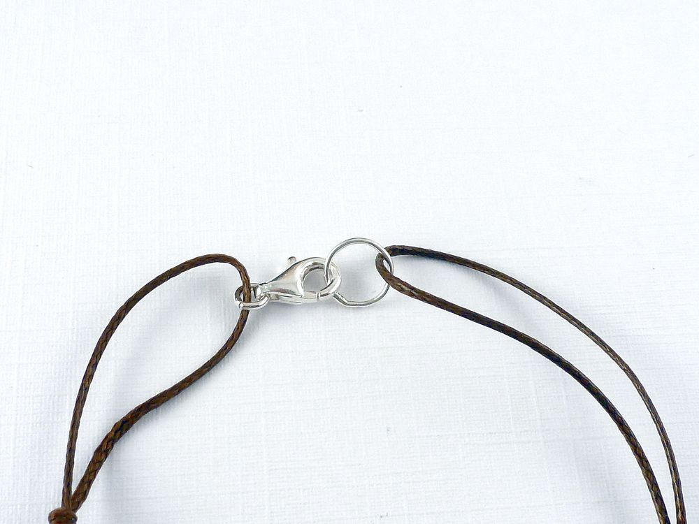 Armband Rosenquarz Perlen mit Herz – Bild 2