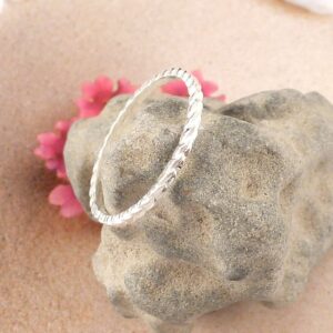 Ring 925 Sterling Silber Kordel Gr. 56